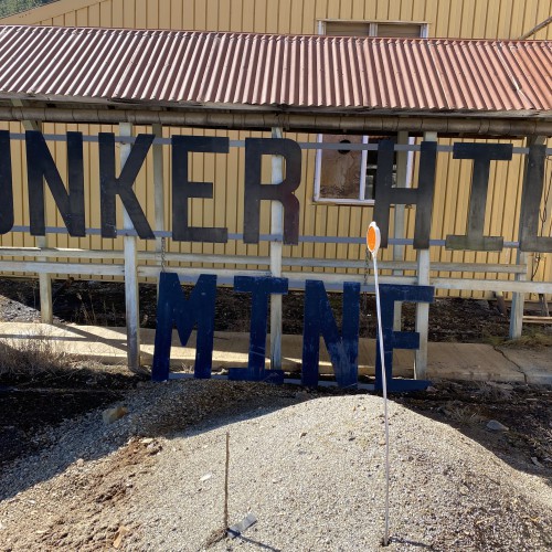 Bunker Hill Mine Sign