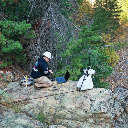 Bunker Hill’s Environmental Programs Manager, Morgan Hill, provided invaluable services in the recording of the construction of the new Russell Portal with a time-lapse camera. 